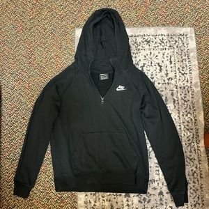 Nike half zip hoodie
